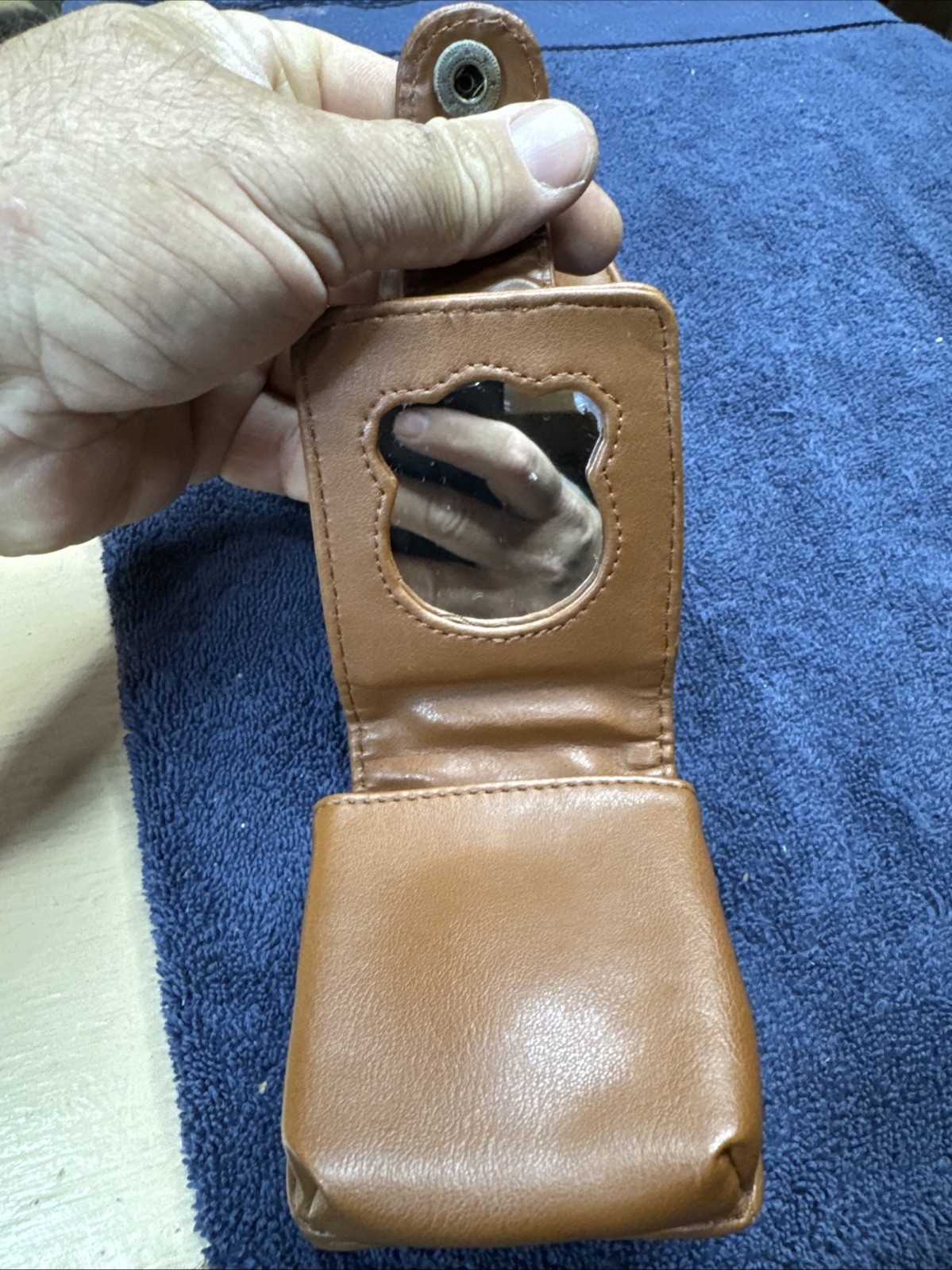 2 Piece Faux Leather Winnie-the-Pooh Girls Cosmetic Case With Mirror And Wallet