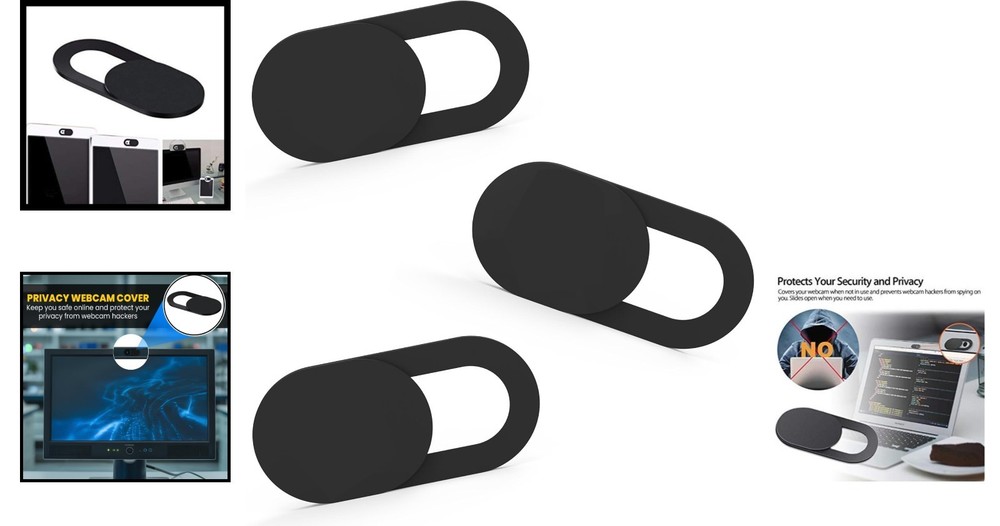Protect Privacy with Thin Camera Covers for All Devices 3 Pack