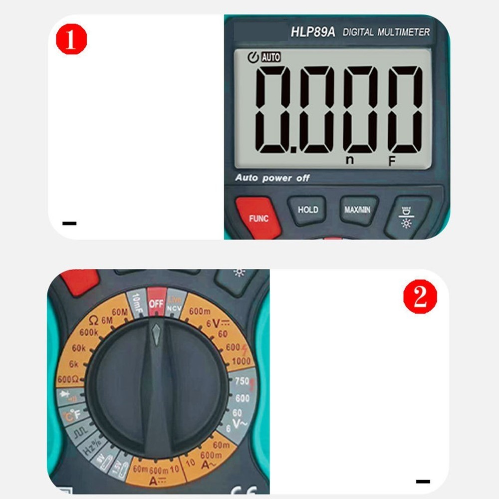 ABS Material Digital Multimeter NCV Multimeter High-precision Measurement