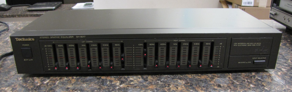 Technics Stereo Graphic Equalizer SH-8017 -Working ! -MR33