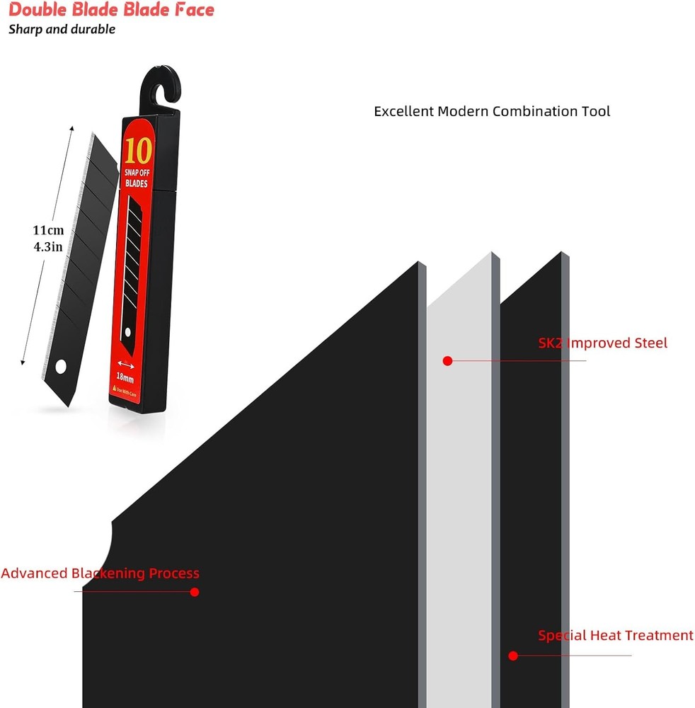 Retractable Razor Blade Scraper Long Handle Heavy Floor Scraper with Rotatable