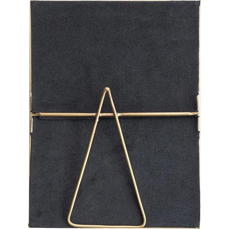 Brass Frame Rectangular Tabletop Mirror Bedroom Entryway Home Decor Accent New