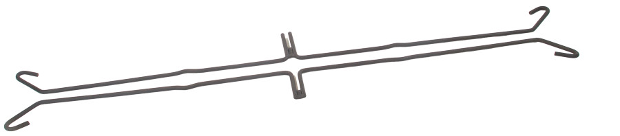 Carousel Shepherd's 4 hook hanger for EZ Anchor easy garden pole support system