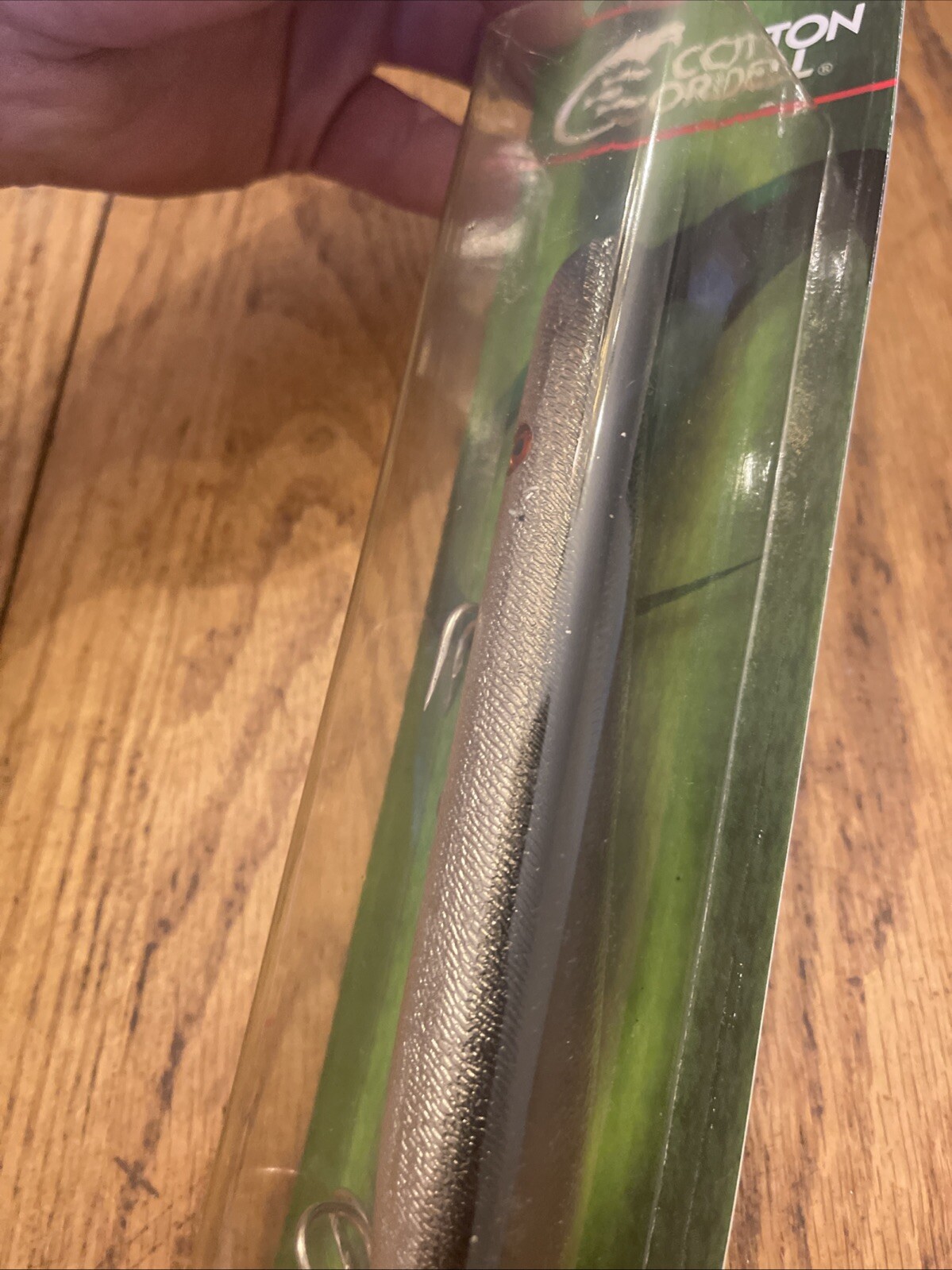 Cotton Cordell Pencil Popper Topwater Lure 7", 2 oz Silver/black C6704