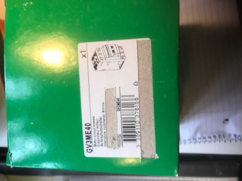 MANUAL STARTER GV3ME40