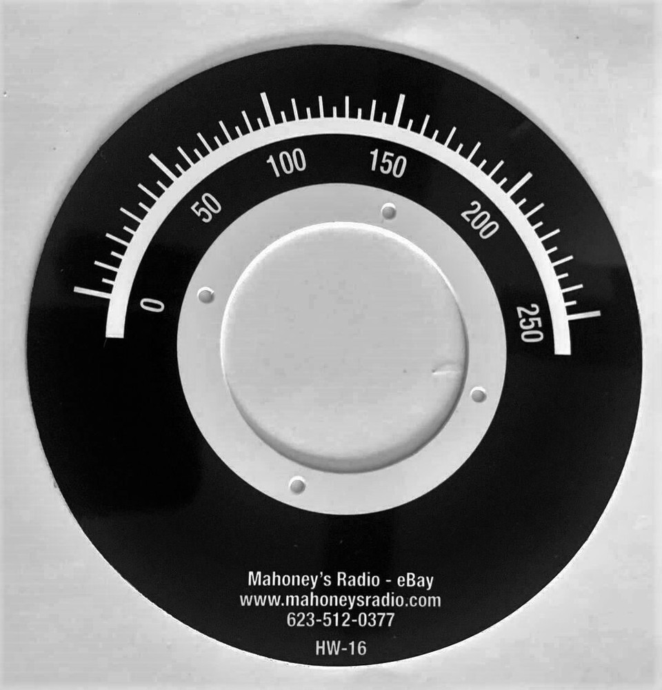 Heathkit HW-16, New replacement dial