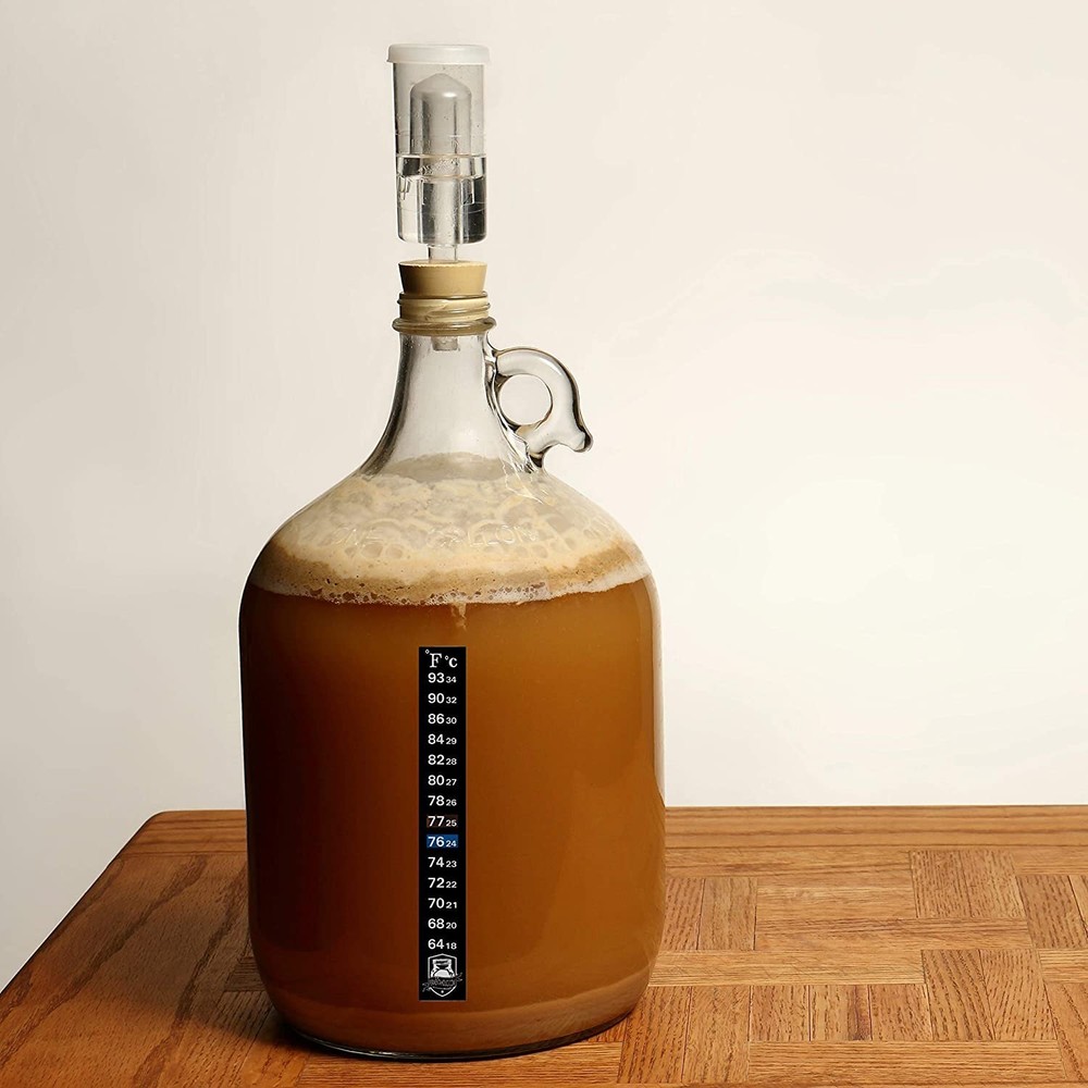 3 Pack Kombucha Fermentation Adhesive Strip Thermometer