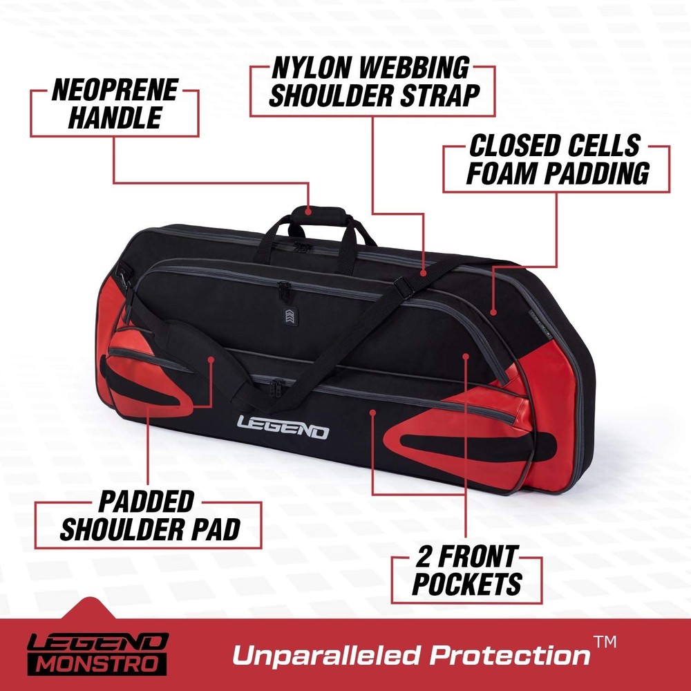 Monstro Compound Bow Case - Soft Bow Case for Compound Bow, Padded Bow and Ar...