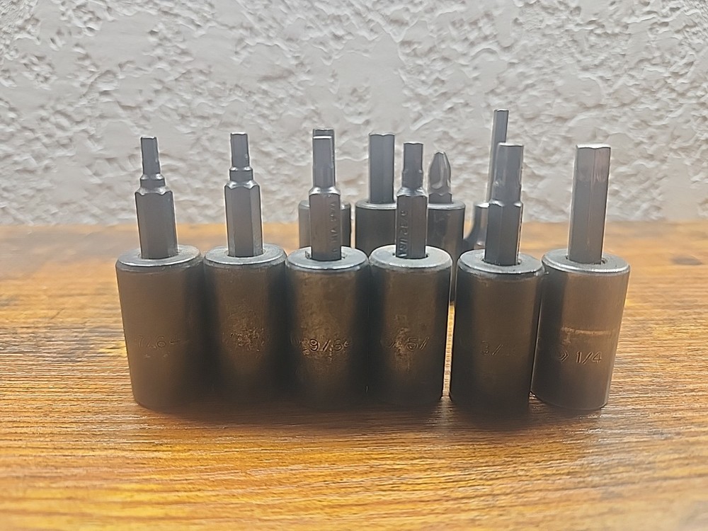 Matco Tools 3/8" Hex Bit Driver Socket Set - SBXDP9T (Partial & extras Lot)