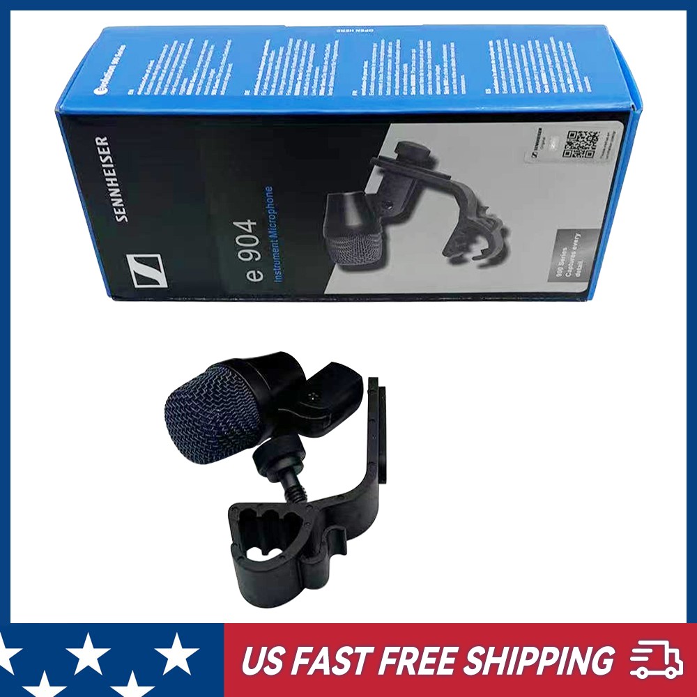 Sennheiser e 904 Dynamic Cardioid Drum Microphone Wired Providing Powerful Sound