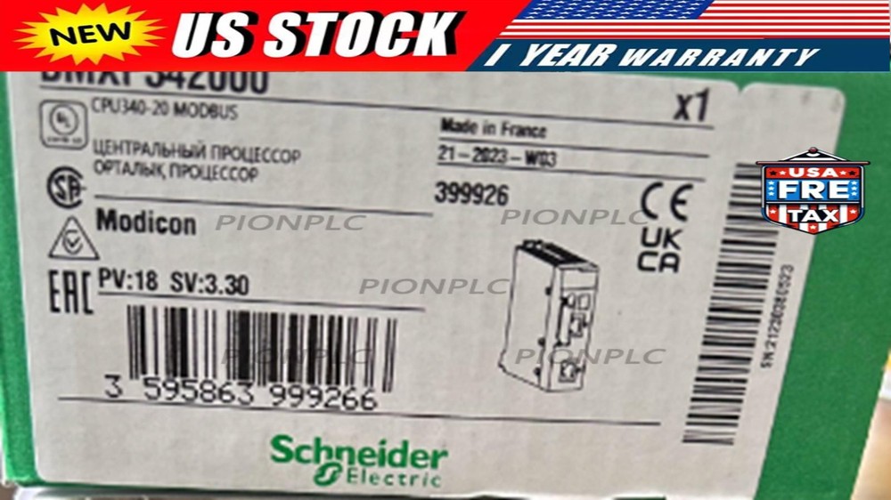 New In Box Schneider BMXP342000
