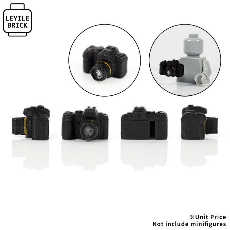 Leyile Custom Camera Accessory for Minifigures -Pick Color!-