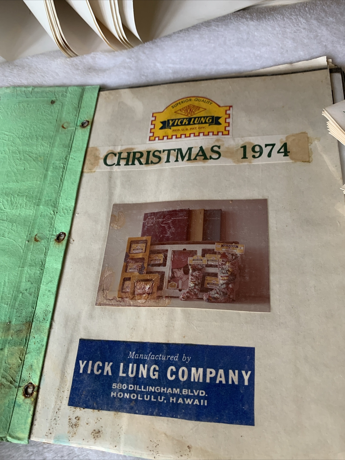 Rare Vintage Hawaii Yick Lung Lot Labels, Shirts, POGS, Decals Etc.