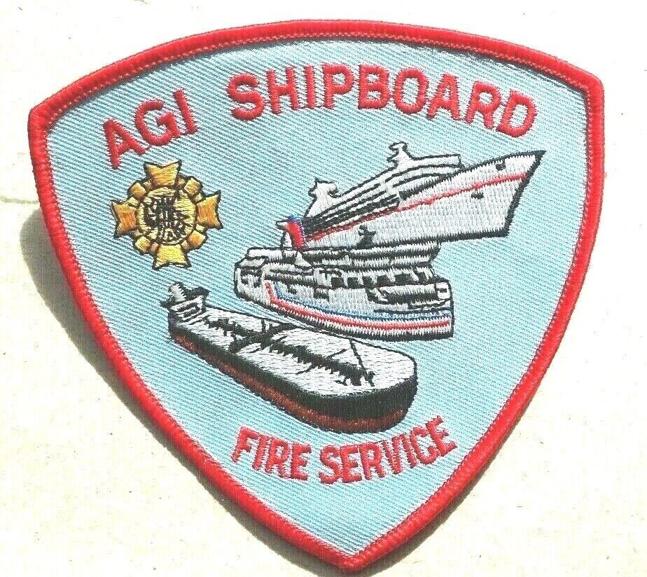 RARE AGI Shipboard Fire Service Patch