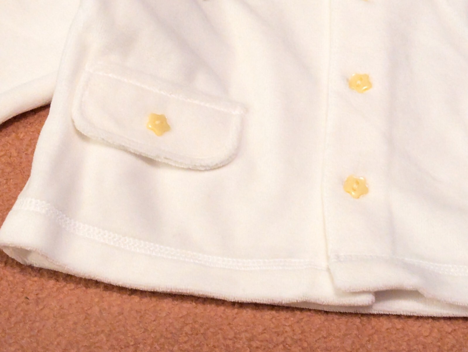 Vtg Disney Winnie The Pooh Embroidered Baby Jacket Velour 9 mos NWT