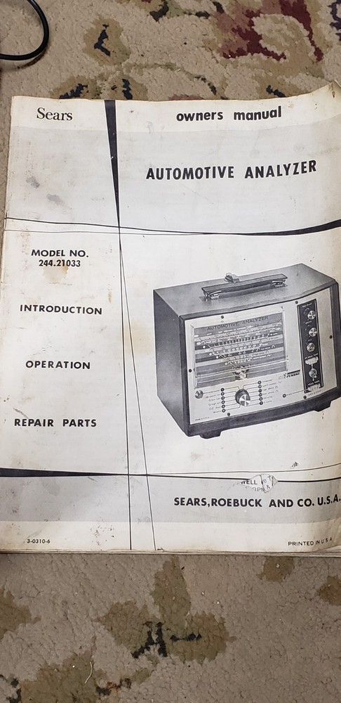 Sears Penske Automotive Analyzer
