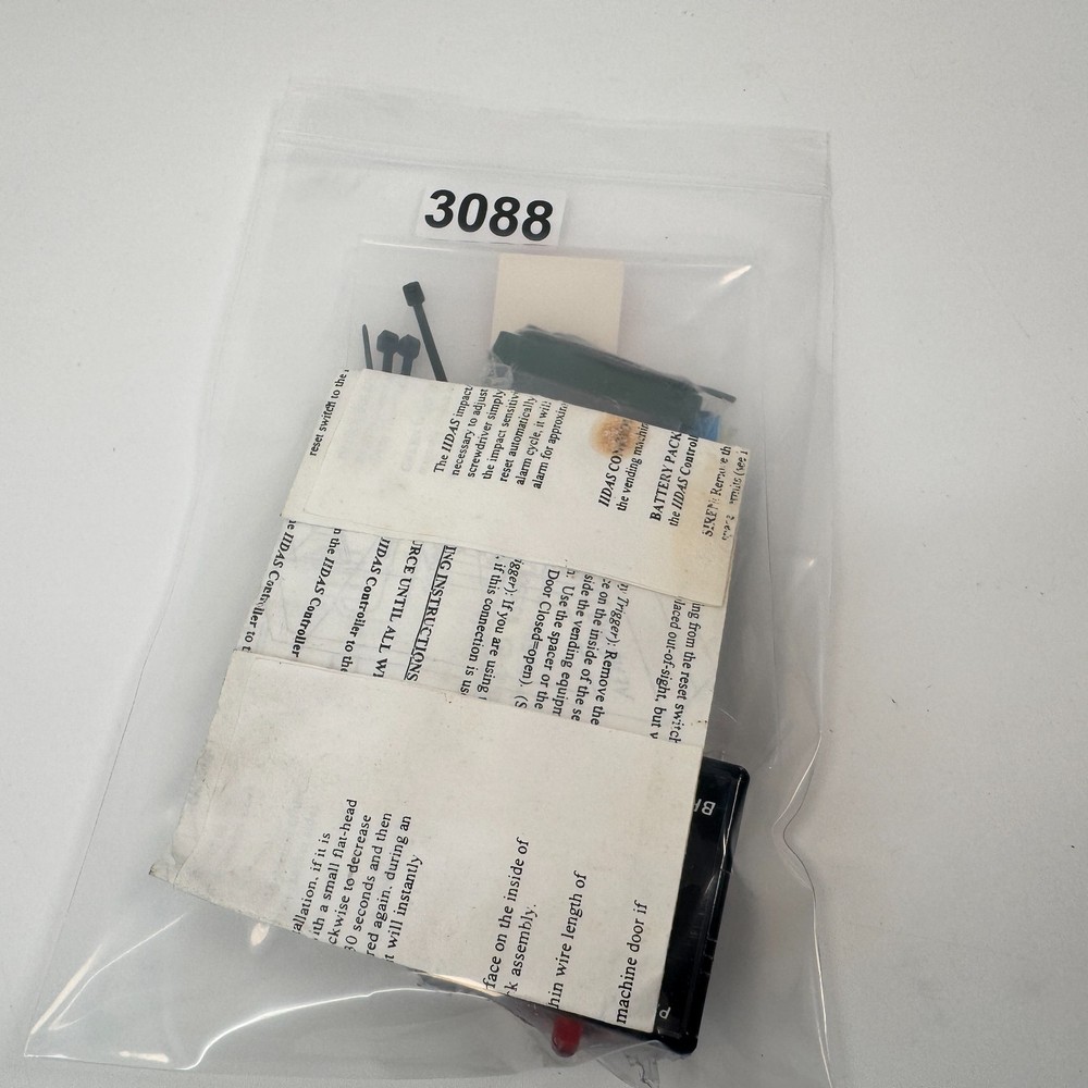 BRW Control Systems IIDAS Maximum Vending Machine Security Device UNTESTED NOS