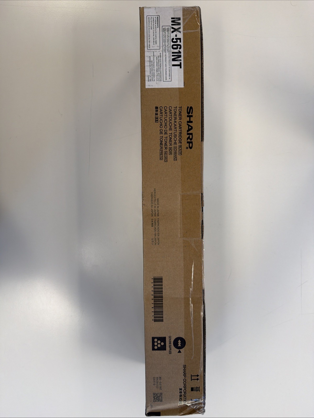 Sharp MX-561NT MX-560NT Black Toner Cartridge Genuine New Sealed Free Ship