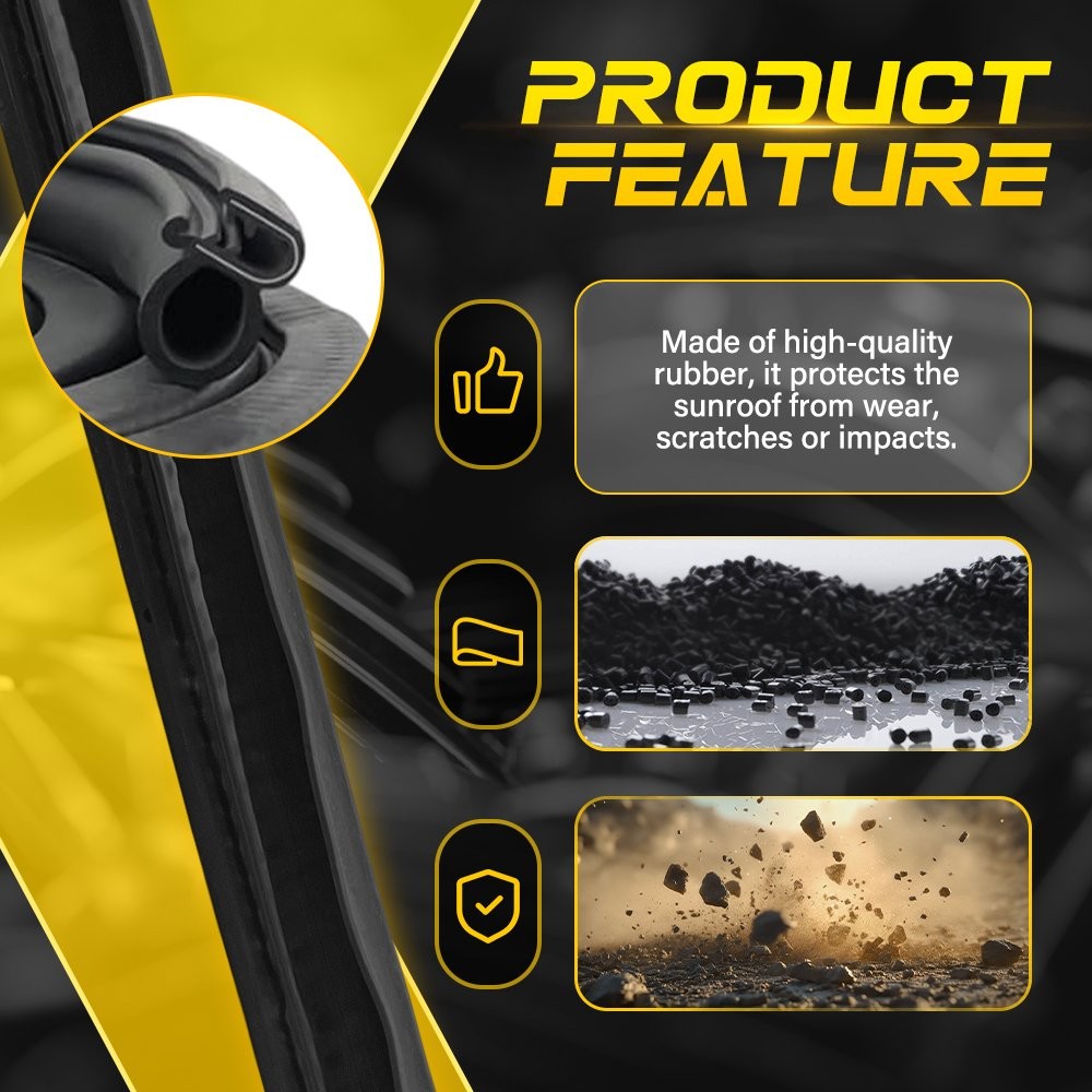 Door Weatherstrip Seal Front Driver or Passenger Side For 2012-2018 Ford Focus