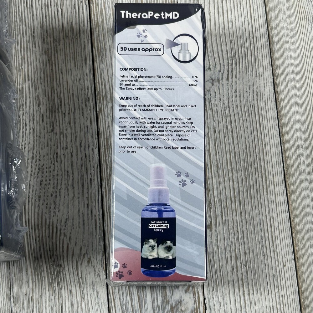 TheraPetMD Advanced Cat Calming Diffuser Kit (2 Pack) & Calming Spray Bundle