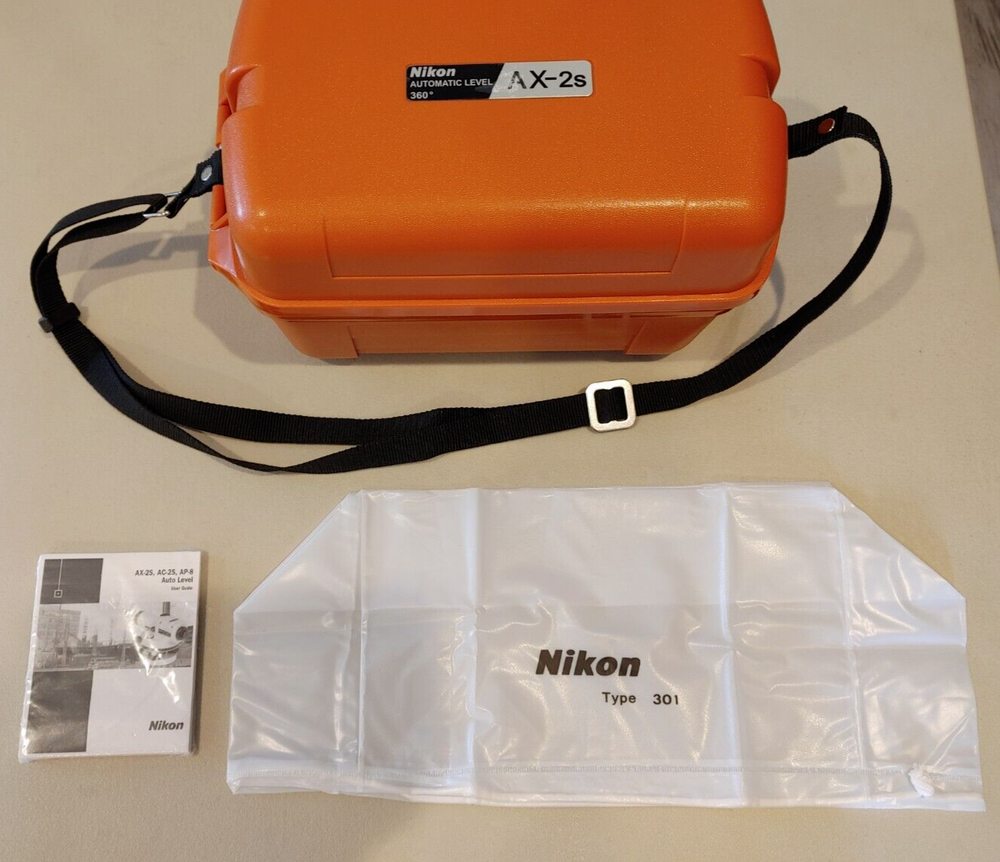 Nikon AX-2S Automatic Level 20X Magnification with Case as Pictured