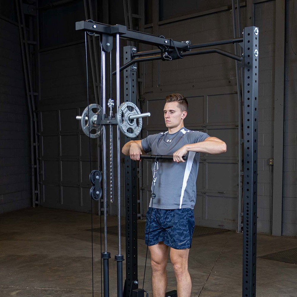 Body-Solid Half Rack Lat Attachment for the SPR500
