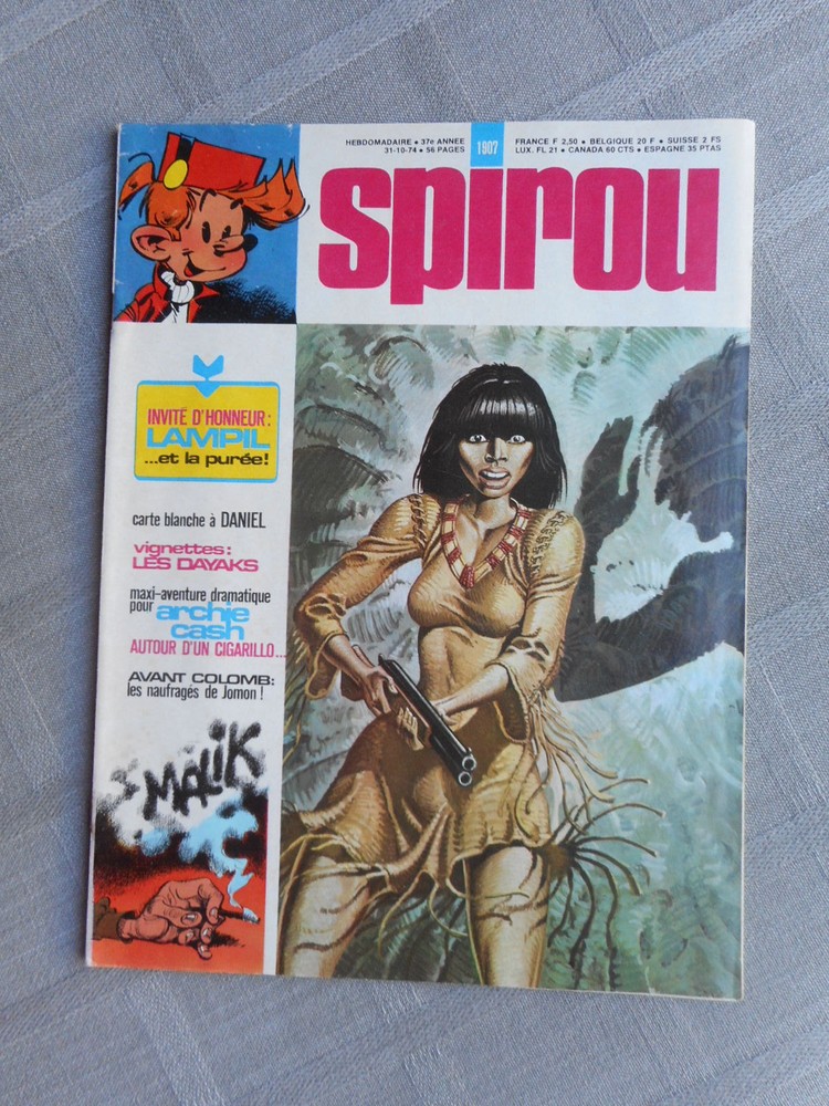 Spirou Weekly No. 1907 Good Condition With Supplement