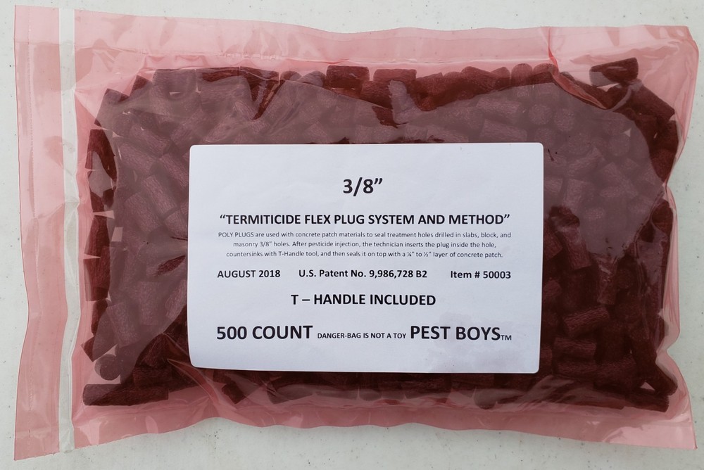 3/8" Super fast Termite drill hole plugs-FREE T-Handle Countersinking Tool