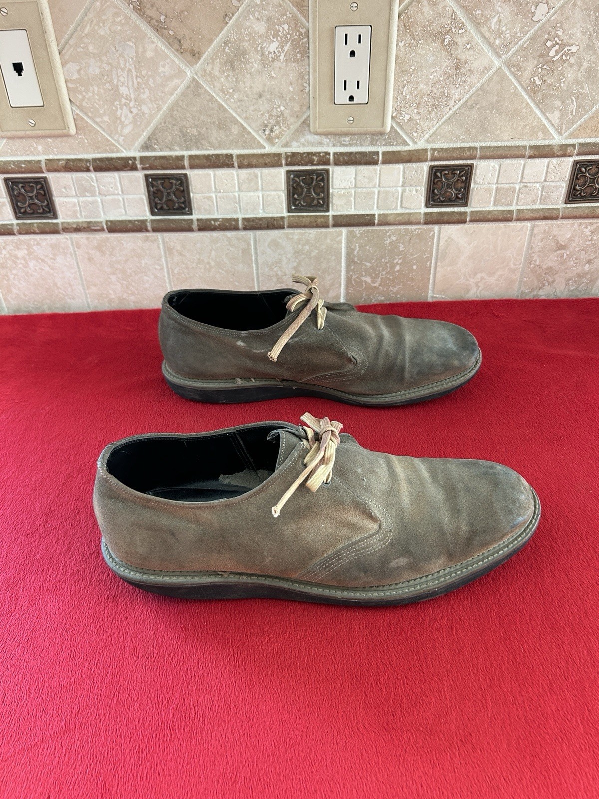 Reproduction WW1 US Army AEF Trench Pershing Boots Shoes WWI Vintage Mannequin