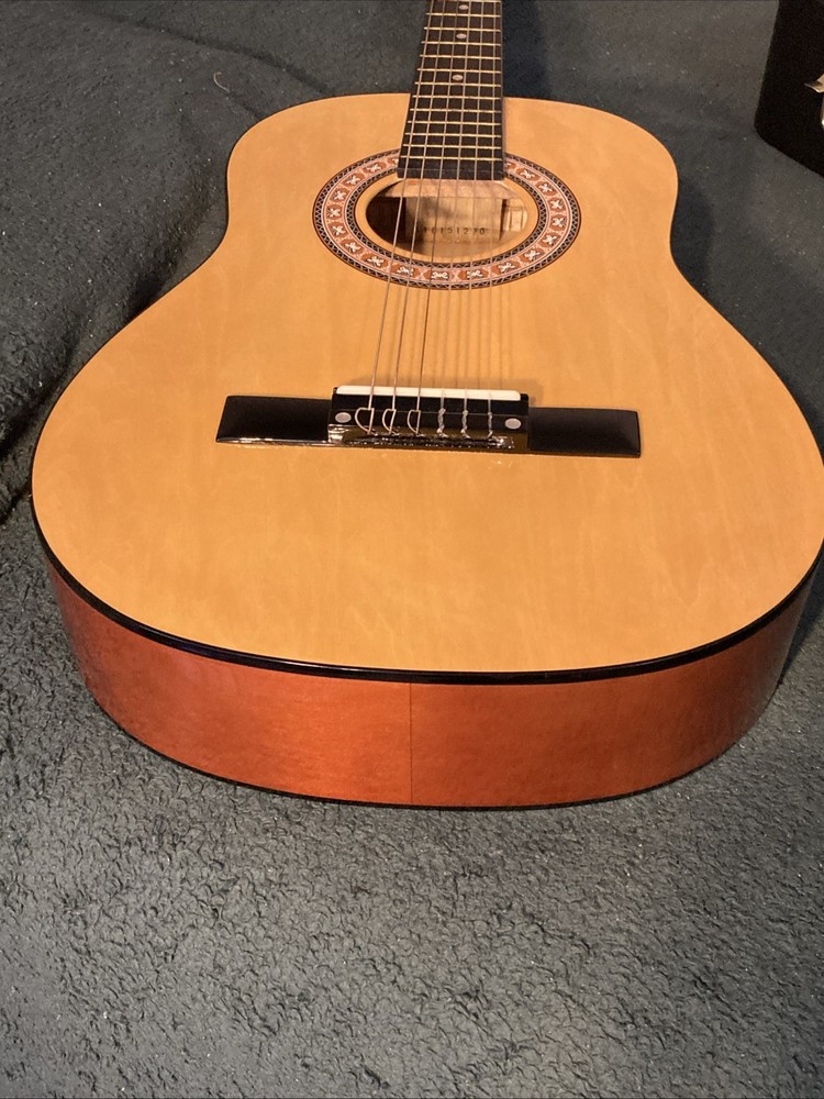 Children’s Nylon String Excel Guitar Model #ex36n - Hard Shell Case Included