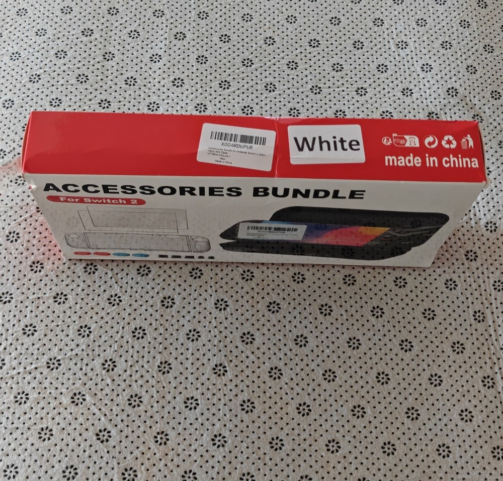 Switch 2 Accessories Bundle Console Case Screen Protector Thumb Grips Waterproof