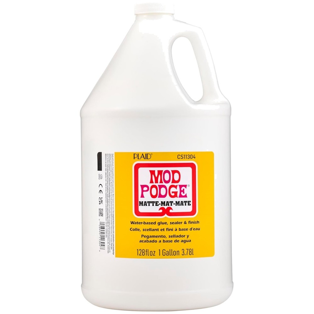 Versatile Matte Sealer & Glue, 128 oz - Quick-Drying Formula