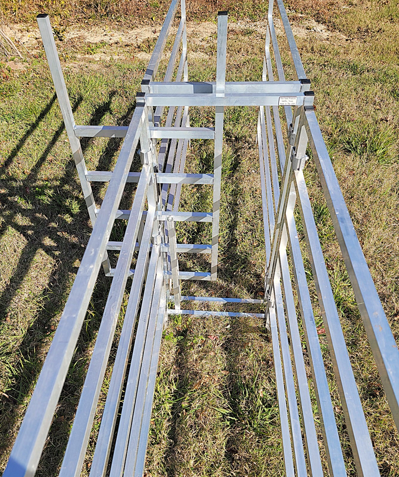 Aluminum 40-Inch-Tall Sheep & Goat Sliding Stop Gate 4 Sorting Alley Pen Systems