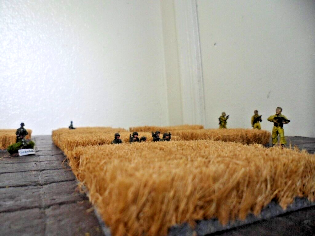 Fields 15mm 20mm 25mm 28mm (12) 1/72 Small Set Wargame Terrain