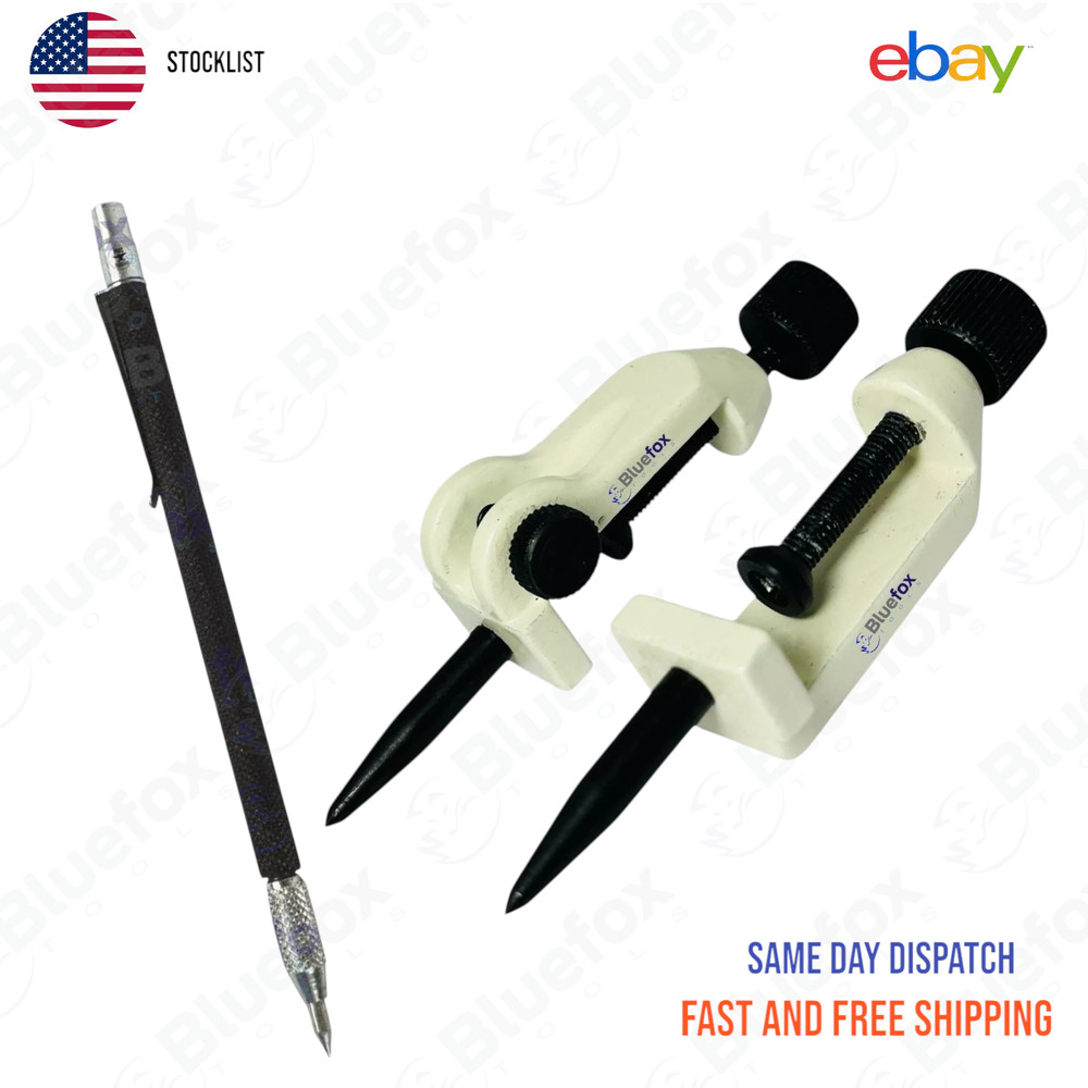 Compact Adjustable Trammel Head Beam Compass Set With Scriber Pen Tool Combo Set