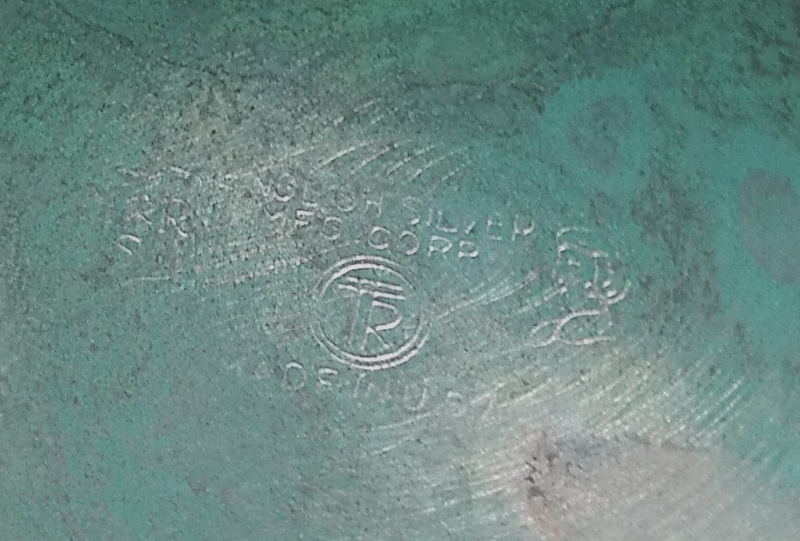 English Silver Co Gravy Boat Stand Warmer American Victorian style USA marked