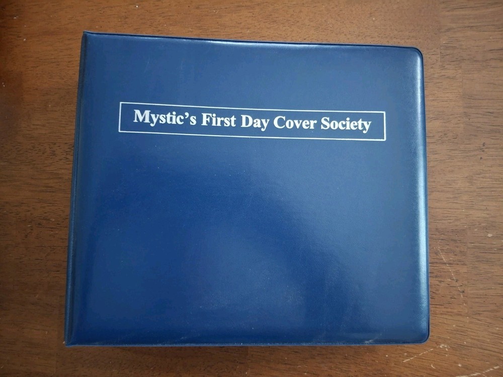 Mystic First Day Cover Album with 40 clear pages  160 Cover Capacity Gently Used