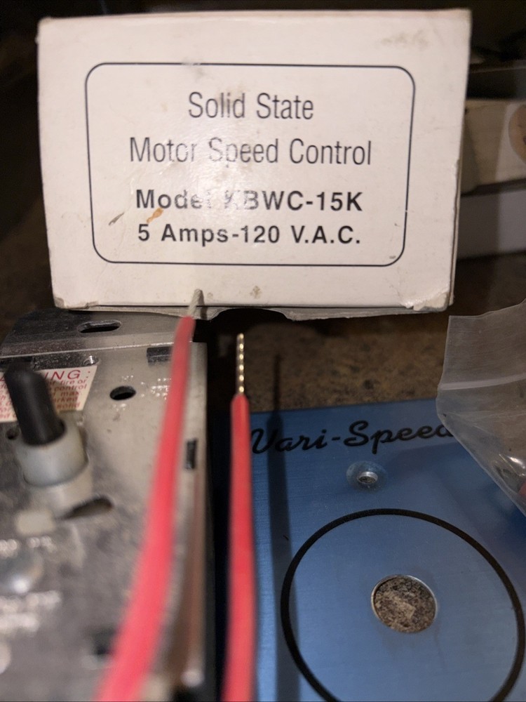 KBWC-15K Vari-Speed Solid State Motor Speed Control 5A 120V