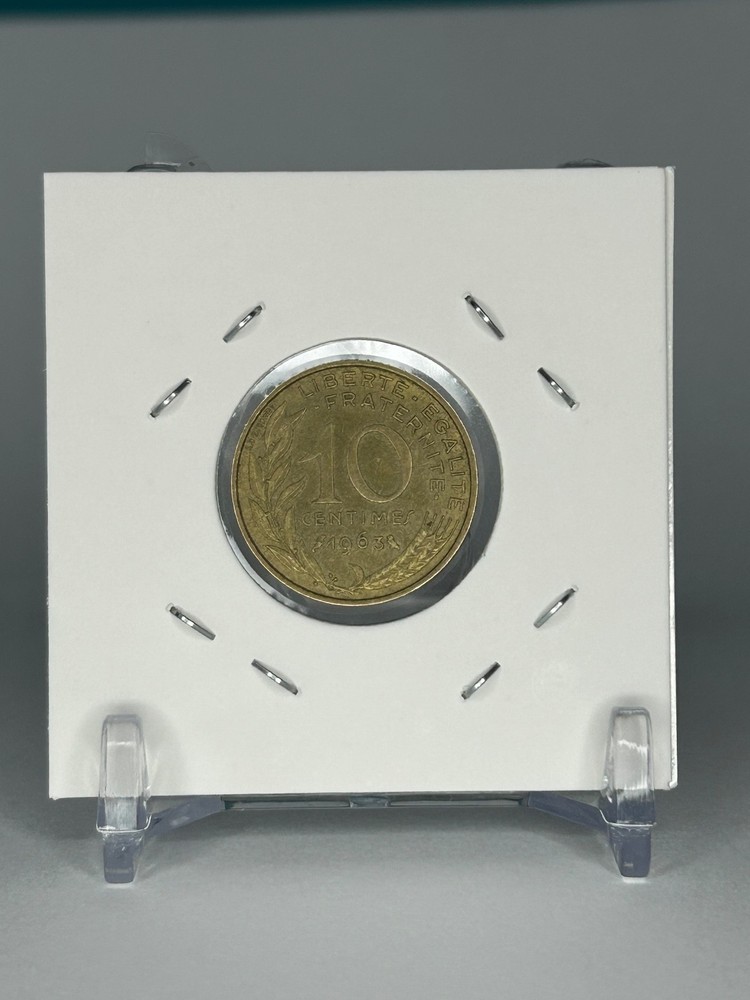 1963 France - 10 Centimes Coin