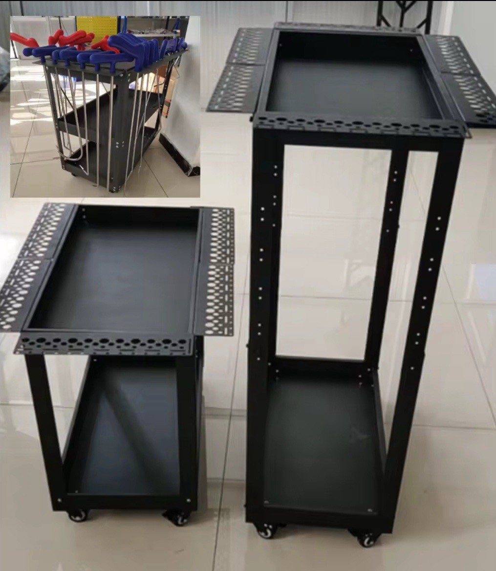 PDR Tool Cart Rolling Heavy-Duty Adjustable Height Black Steel Glue Pulling 💥