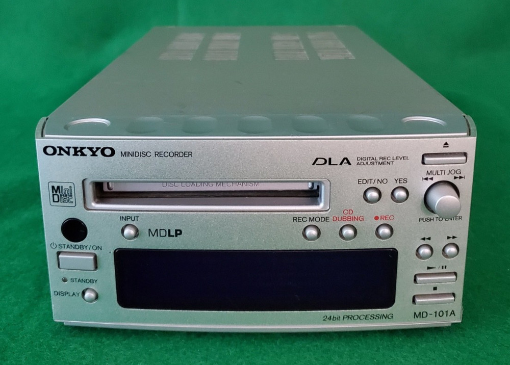 🎶 ONKYO Minidisc Recorder & Player 🇯🇵 MD-101A, 24 Bit Processing