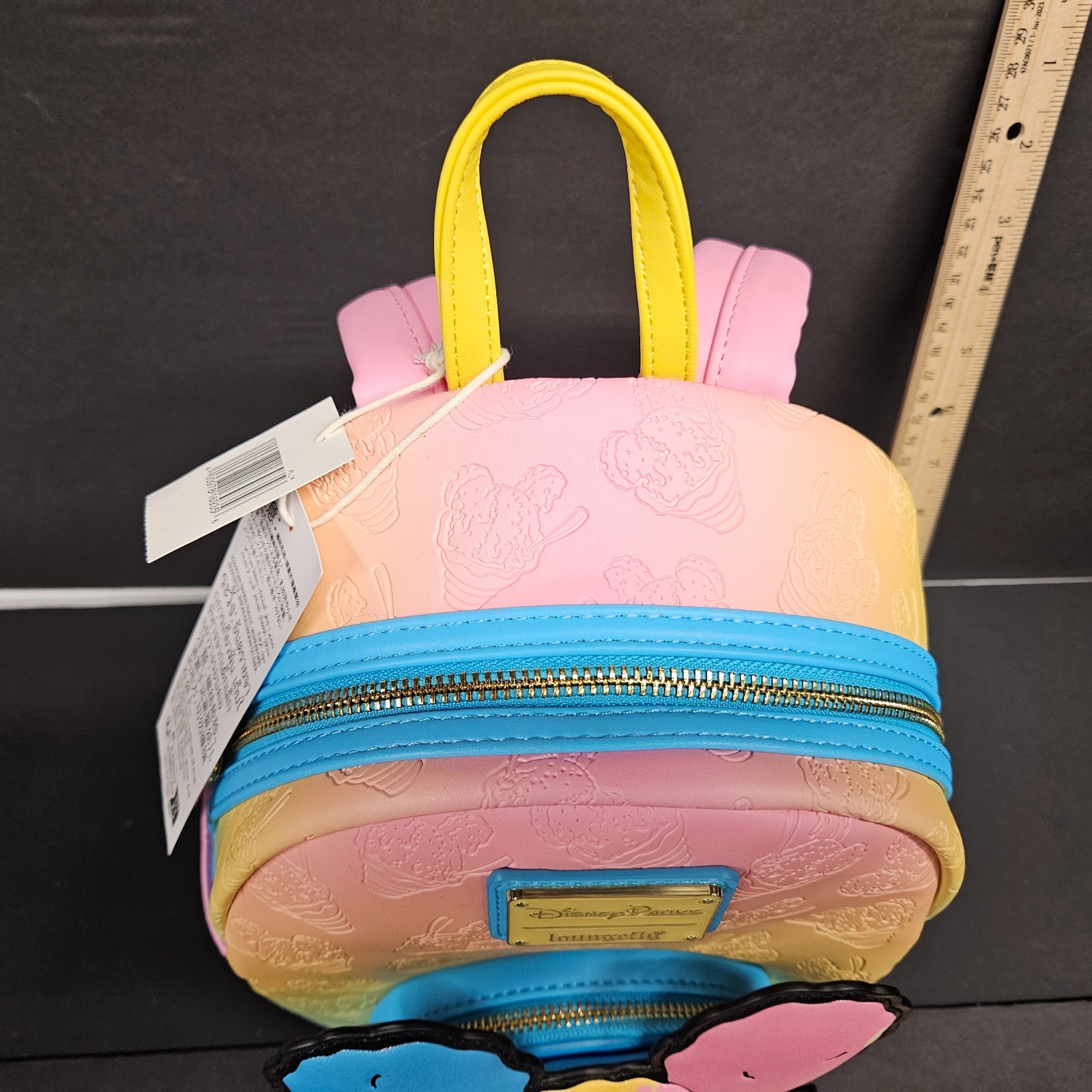 LOUNGEFLY Disney Parks TREATS World Disneyland SHAVED ICE Pastel Mini Backpack