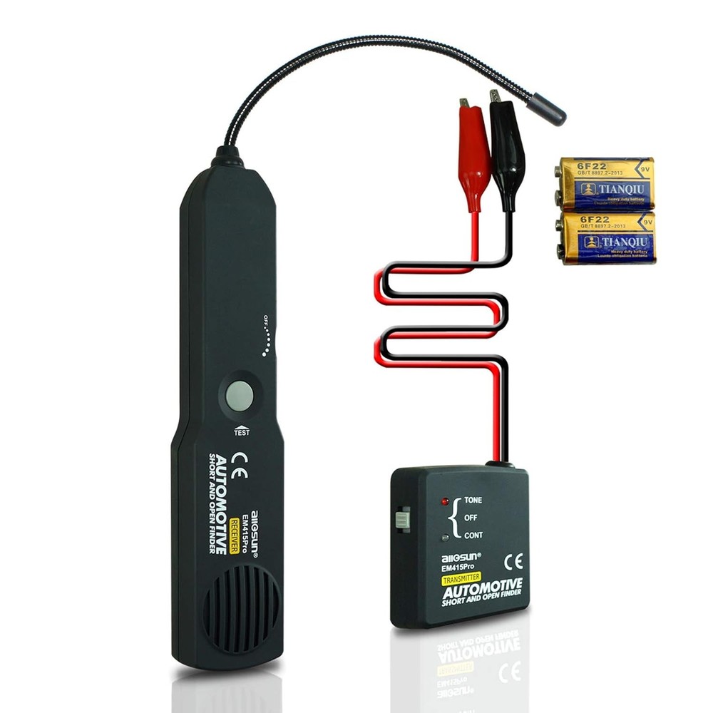 allsun em415Pro Cable Tracker Electrical, Auto Circuit Tester,Short Black
