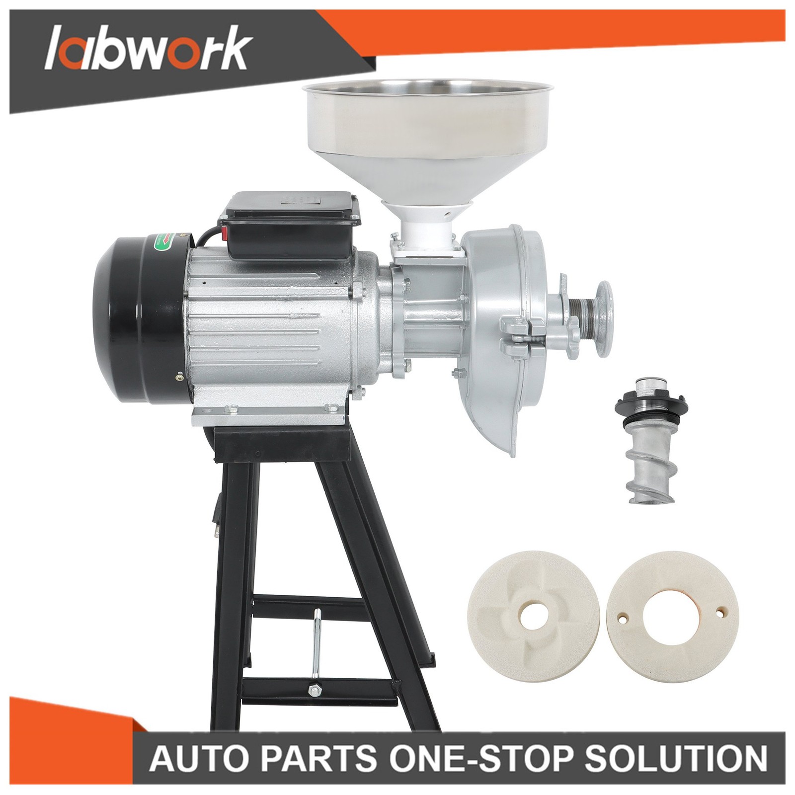 Labwork Wet & Dry Electric Grain Mill Grinder Grain Coffee Grinder Feed 3000W