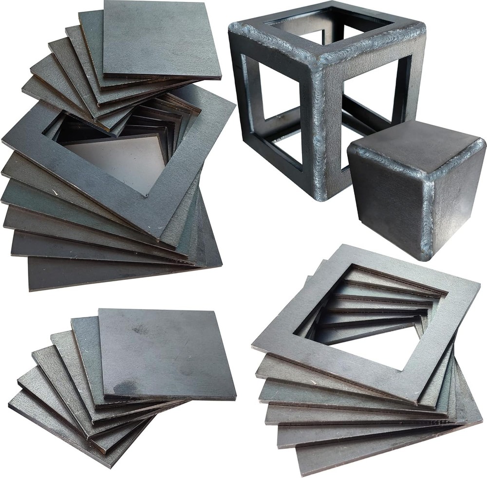 Square Steel Plate Practice Set