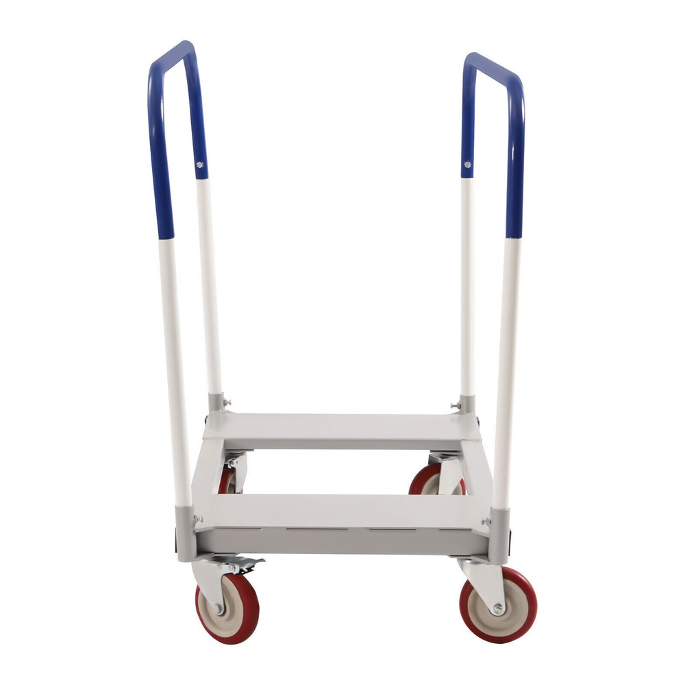1500 lbs Professional Panel Cart Dolly Rectangular Low Noise with 5inch Caster