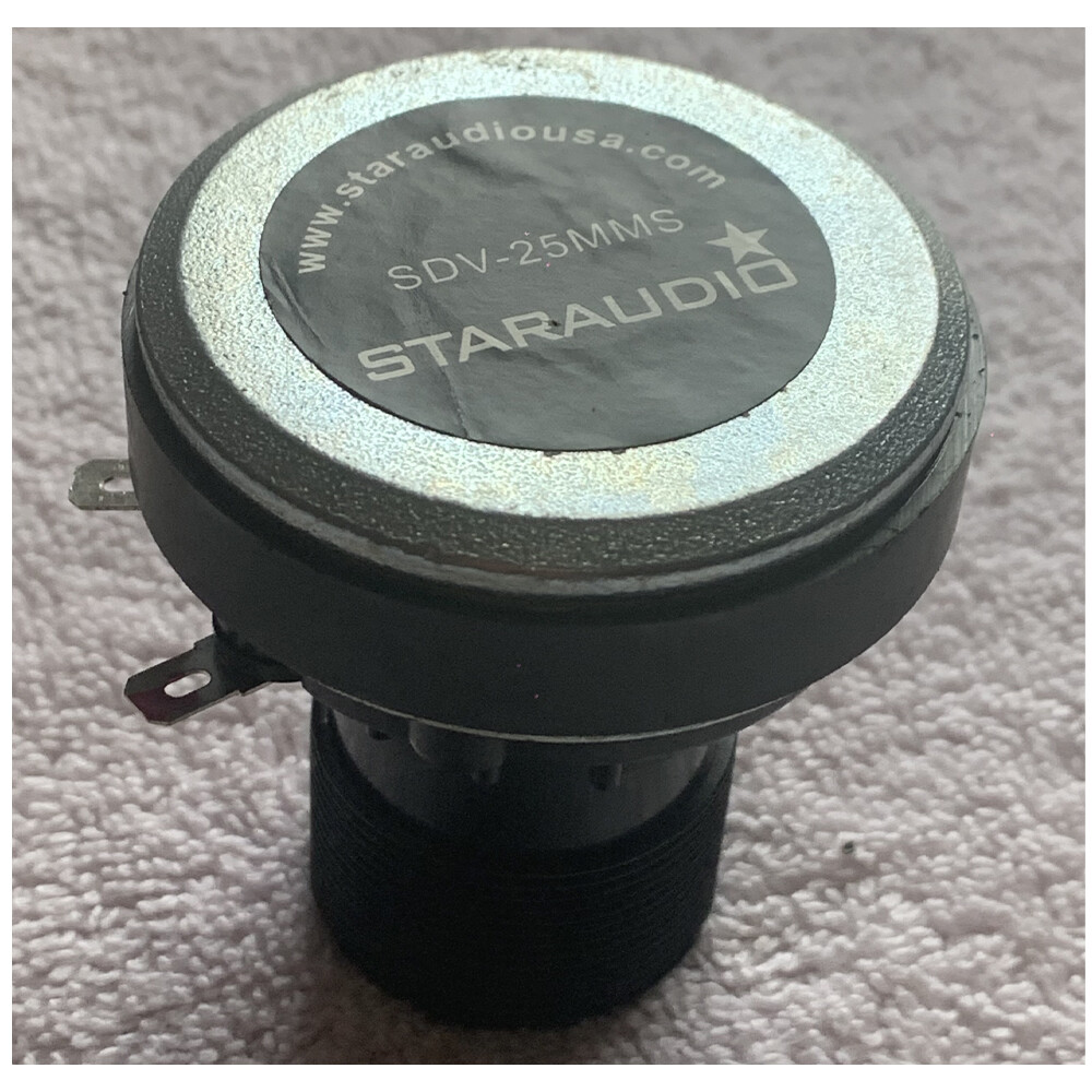 25mm Driver Horn Tweeter Titanium Compression Screw-on for Replacement Speaker