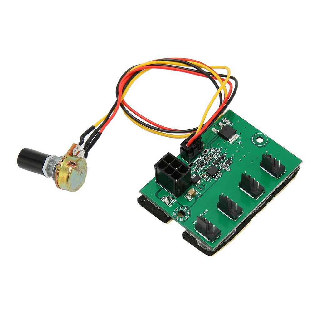 PC Fan Speed Controller PC Fan Splitter DC 12V 4 Way For Desktop Case⭐