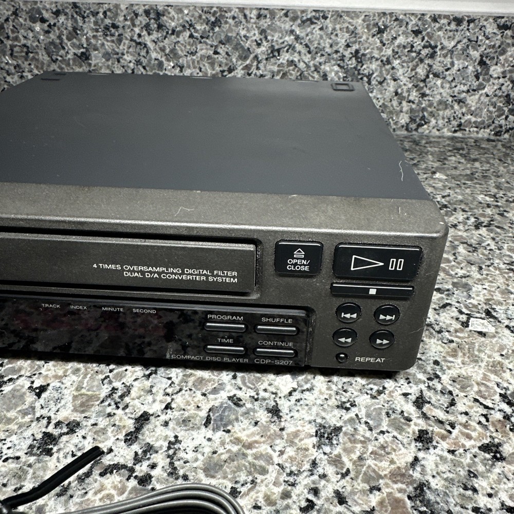 Sony Compact Disc Player CDP-S207 Tested & Working