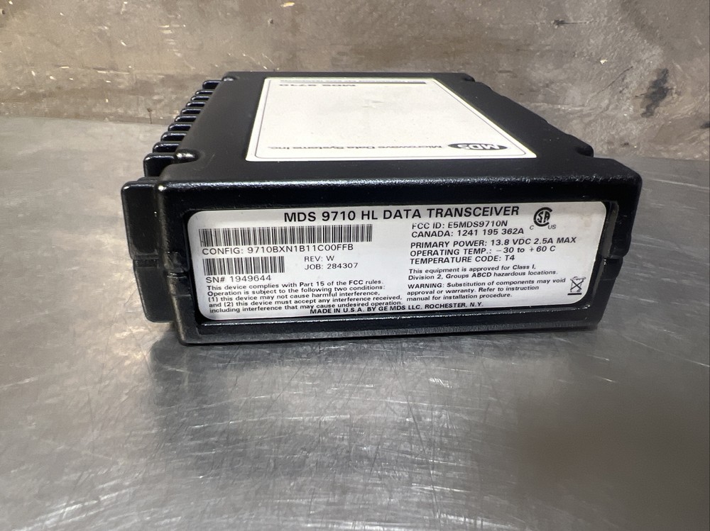 Microwave Data Systems MDS 9710 HL Data Transceiver. Used Surplus